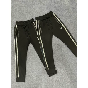 Quần Jogger 2 Viền Đì ô Và LeVEE Chất Nỉ Dày Dặn Thoáng Mát