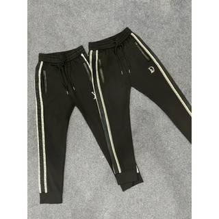 Quần Jogger 2 Viền Đì ô Và LeVEE Chất Nỉ Dày Dặn Thoáng Mát
