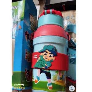 Bình nước Kun vô cực giữ nhiệt chứa bột lúa mạch thân thiện môi trường an toàn cho bé 430 ml quà tặng kun mới 2025