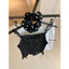 𝐖𝐆𝐖𝐄|Set Áo Hai Dây Nữ Bo Chấm Bi, Kèm Scrunchie Tóc – Dáng Ôm Gợi Cảm W6314#