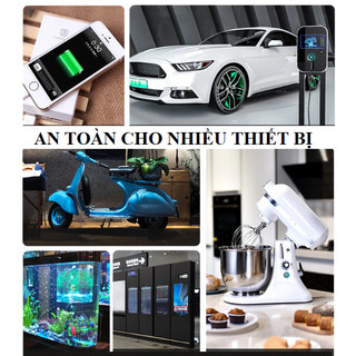 Ổ cắm hẹn giờ đếm ngược hẹn giờ tắt chống set tích hợp 2 tính năng an toàn 10A 2500W tiện dụng