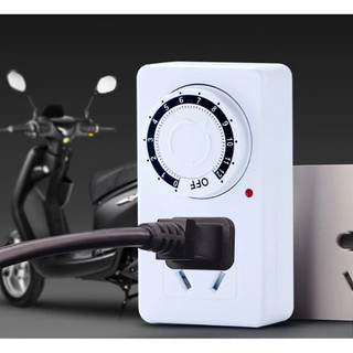 Ổ cắm hẹn giờ đếm ngược hẹn giờ tắt chống set tích hợp 2 tính năng an toàn 10A 2500W tiện dụng