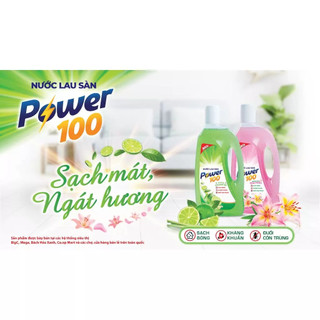 Nước lau sàn POWER100 Tinh dầu Chanh Sả