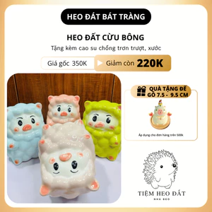 Heo Đất Cừu Bông Bát Tràng – Tiết Kiệm Tiền Dễ Thương, Trang Trí & Quà Tặng