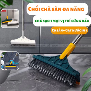 3375 Cây chà sàn nhà tắm đa năng 2 trong 1, Chổi cọ sàn và gạt nước phòng tắm nhà vệ sinh lau kính tiện dụ