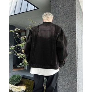 Áo Khoác Denim Jeans Jacket Unisex Dây Kéo Tam Giác Wash 2 Color