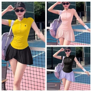 Bộ thể thao nữ, Áo váy Quảng Châu cao cấp chơi Pickleball Golf Tennis, cầu lông