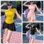 Bộ thể thao nữ, Áo váy Quảng Châu cao cấp chơi Pickleball Golf Tennis, cầu lông