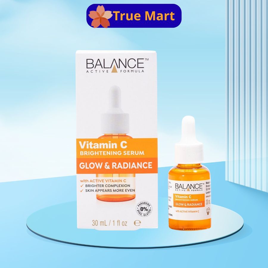 Serum Dưỡng Sáng Da, Mờ Thâm Balance Active Formula Vitamin C Brightening Serum Glow & Radiance 30ml