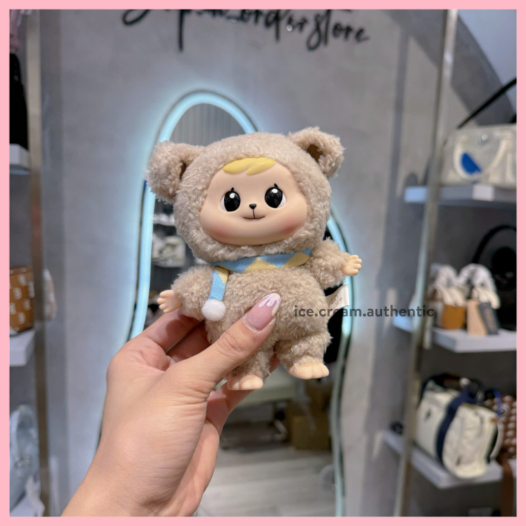 [Hỏa tốc] Fullset 6 Blind Box hộp mù Bao-ao V1 móc khóa gấu bông dễ thương chính hãng