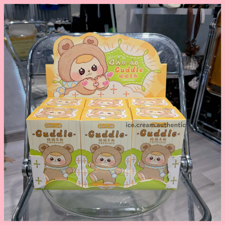 [Hỏa tốc] Fullset 6 Blind Box hộp mù Bao-ao V1 móc khóa gấu bông dễ thương chính hãng