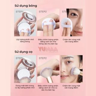 [Y330] Phấn phủ MENOW Rabbit Compact Powder - Phấn nén làm đều màu da 8.5gr