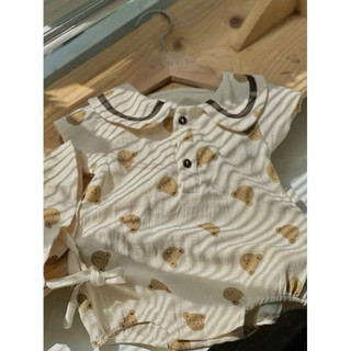 Bodysuit Gấu Dễ Thương cho bé-unisex