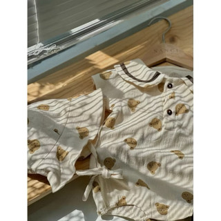 Bodysuit Gấu Dễ Thương cho bé-unisex