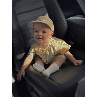 Jumpsuit Vàng Be Cổ Tròn Cho Bé Trai