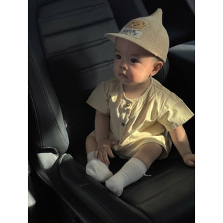 Jumpsuit Vàng Be Cổ Tròn Cho Bé Trai