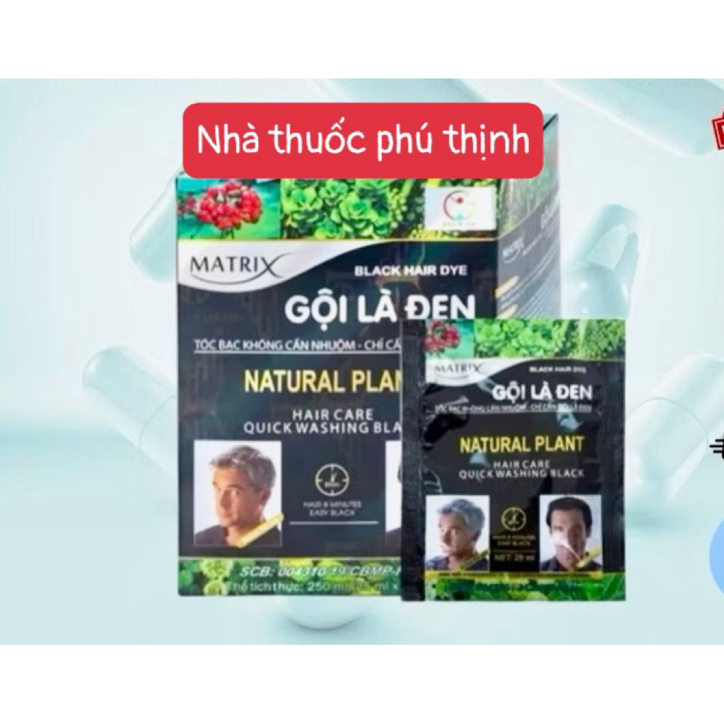 ✅[Chính Hãng] gội là đen Matrix 1 gói lẻ (hàng loại 1,date mới)