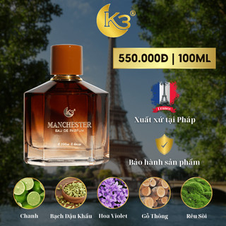 Nước Hoa Unisex Manchester 100ML - K3 Perfume