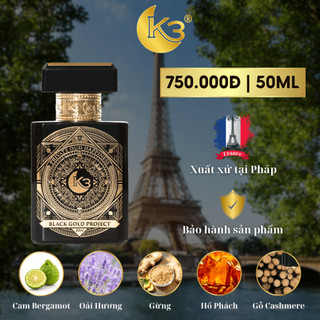 Nước Hoa Nam Black Gold Project 50ML - K3 Perfume