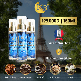 Body Mist Nam Gingham Fresh 150ML - K3 Perfume