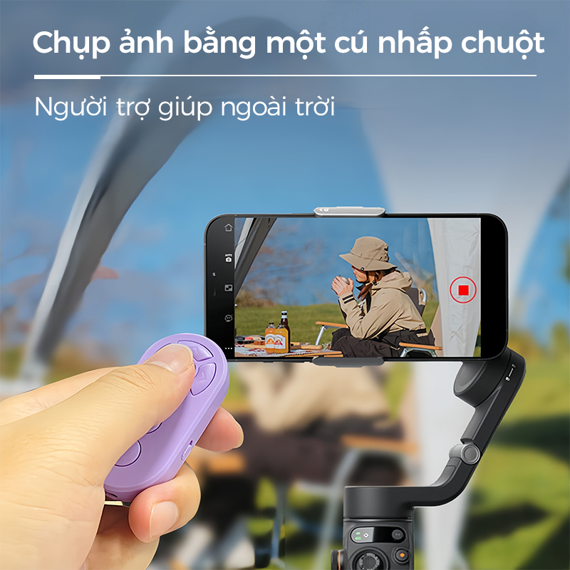 Chụp ảnh từ xa thông minh, phát trực tiếp và Selfie, duyệt Tik Tok và video ngắn, nhẹ và di động, điều khiển từ xa Bluet