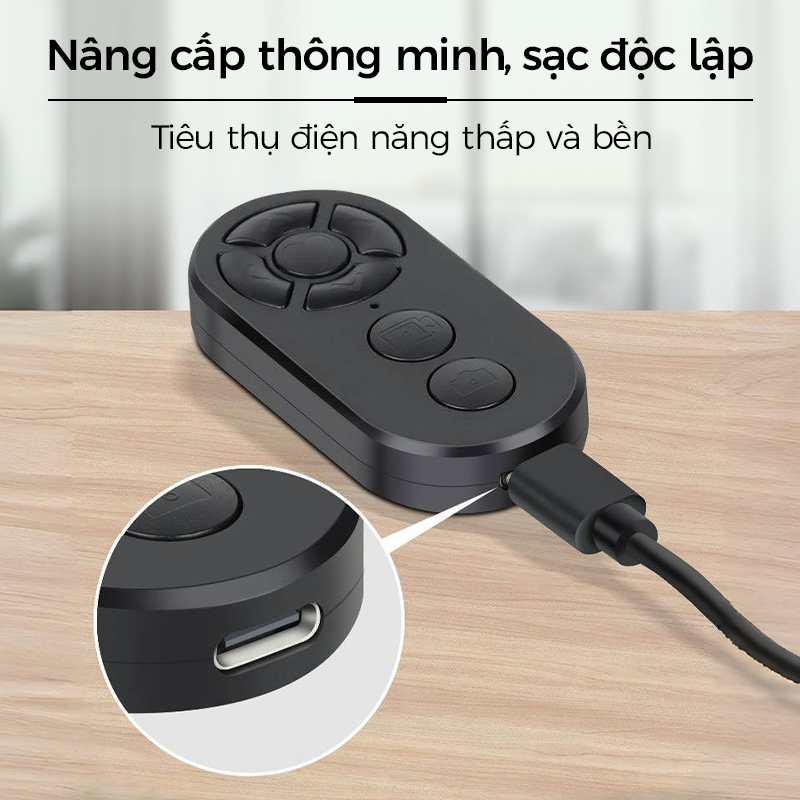 Chụp ảnh từ xa thông minh, phát trực tiếp và Selfie, duyệt Tik Tok và video ngắn, nhẹ và di động, điều khiển từ xa Bluet