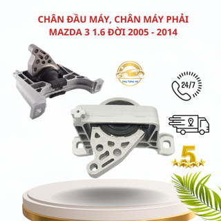 Chân đầu máy phải Mazda 3 Máy 1.6 đời 2005 - 2013 hàng Xịn - Mã: B38M39060B