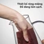 Bình nước thủy tinh chịu nhiệt borosilicat cao cấp dung tích 1800ML