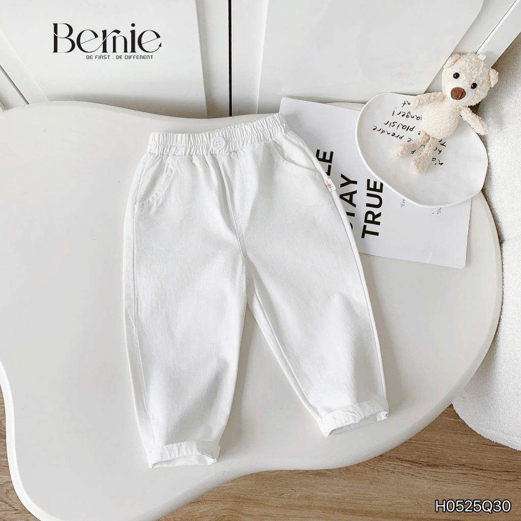 Quần kaki basic 4 màu, quần thô mềm dài bé trai đi học đi chơi H0525Q30