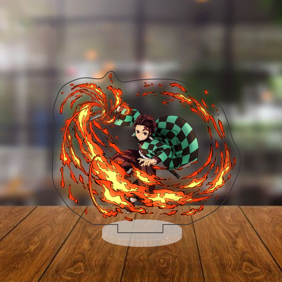 Mô hình standee Anime Demon Slayer Kimetsu no Yaiba Acrylic Stand Kamado Tanjirou trang trí để bàn học 12CM