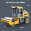Đồ chơi mô hình xe lu có nhạc và đèn bằng hợp kim và nhựa, chạy đà quán tính, tỷ lệ 1:32