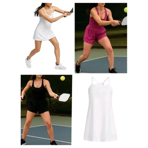 Jumpsuit, váy quần tập thể thao pickerball , tennis, yoga có đệm mút, có lót quần bigsize - dư xịn.