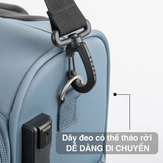 Vali Vải MIAvn Legend Walker 4053 - Size 16/21 inch, Vải Nylon Siêu Bền Chống Thấm, Bánh Xe Tháo Rời, Cổng Sạc USB