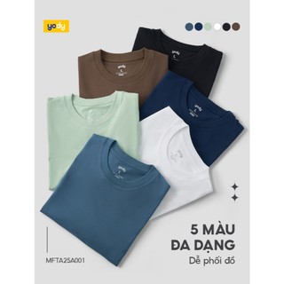 [BST THE NEW T-MATE] Áo thun nam vải cotton YODY form regular thoải mái, kiểu dáng basic MCTS25S009