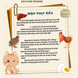 LISHI / Tiểu Nhuyễn /TaoTao :Hộp Thịt Sấy-Thịt Tươi Sấy Khô cho Chó & Mèo. Bánh Que Cỏ Mèo Petsnack_