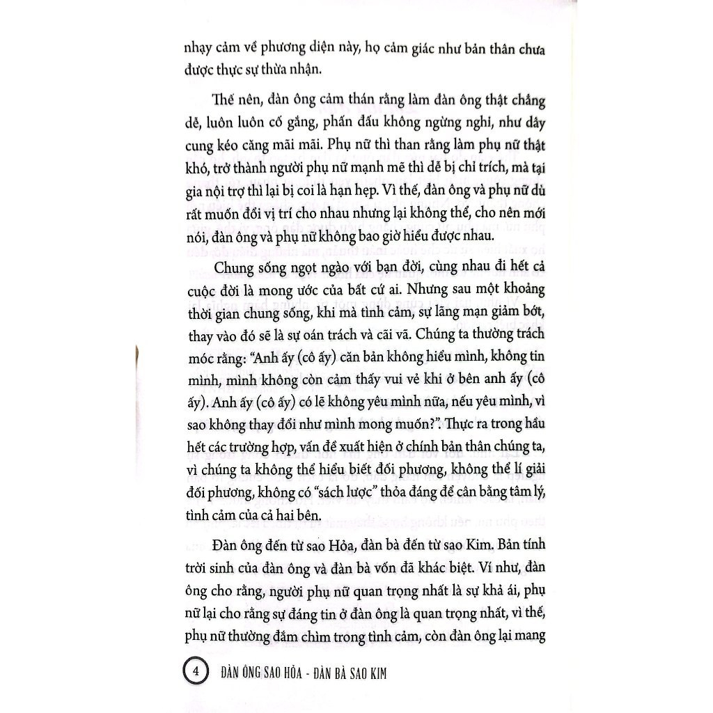 Sách - Đàn Ông Sao Hoả Đàn Bà Sao Kim (Bìa cứng)