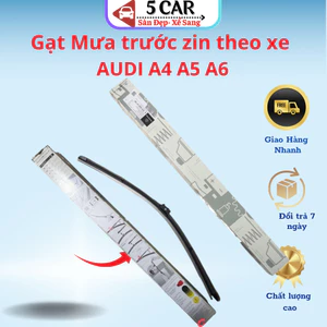 Gạt mưa xe/Gạt lẫy theo xe AUDI A4 A5 A6 gạt mềm không xương chính hãng ( Giá 1 đôi )-Mẫu gạt lẫy