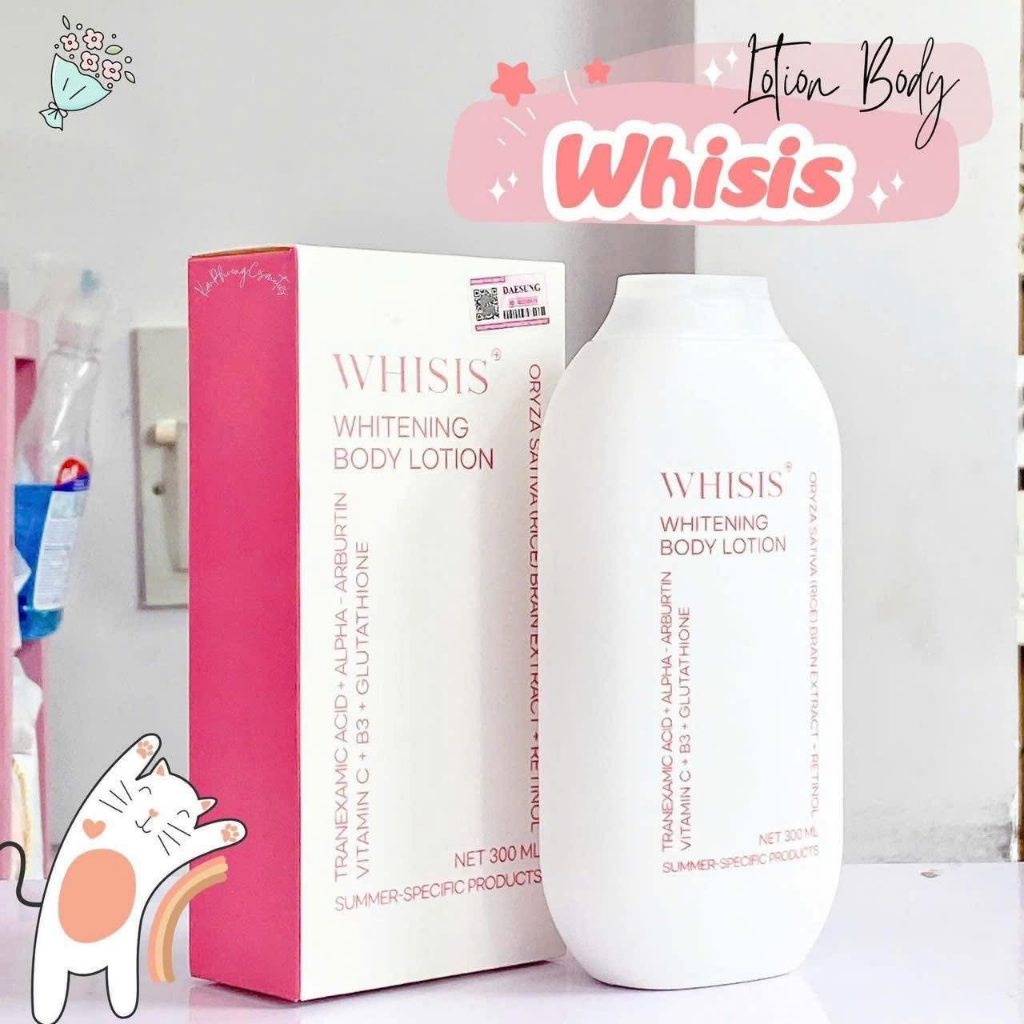 whisis premium glutathione Kem dưỡng thể chống nắng ngày/ đêm/ men gạo Collagen/ Glutathione/ Whitening Body Lotion Glutathione Formula Blend