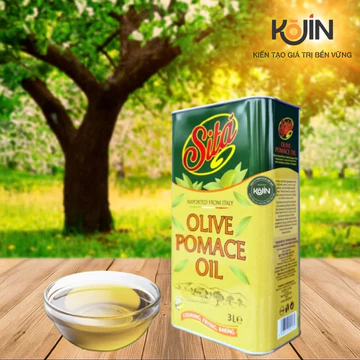 Dầu Olive Kojin Hiệu Sita CHÍNH HÃNG Ý Dầu Oliu Pomace Nguyên Chất Dùng Nấu Ăn Làm Bánh Can Thiếc 3L