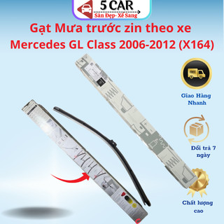 Gạt mưa xe/Gạt lẫy theo xe Mercedes GL Class 2006-2012 (X164) gạt mềm không xương chính hãng ( Giá 1 đôi )-Mẫu gạt lẫy