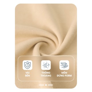 Áo phông tay raglan can phối YODY cotton thoáng khí thấm hút tốt MCTS25S171