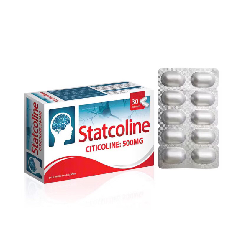 Viên uống bổ não Statcoline citicoline 500mg