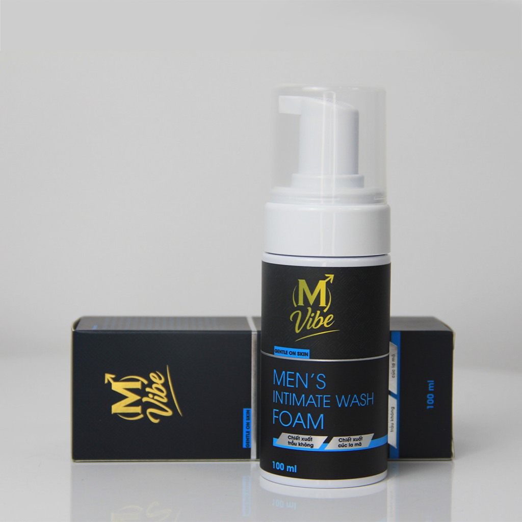 Bọt rửa vệ sinh nam M Vibe - M Core Men's Intimate Wash Foam 100ml - làm sạch, khử mùi, dưỡng ẩm, thơm mát