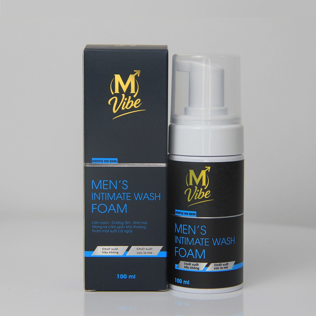 Bọt rửa vệ sinh nam M Vibe - M Core Men's Intimate Wash Foam 100ml - làm sạch, khử mùi, dưỡng ẩm, thơm mát