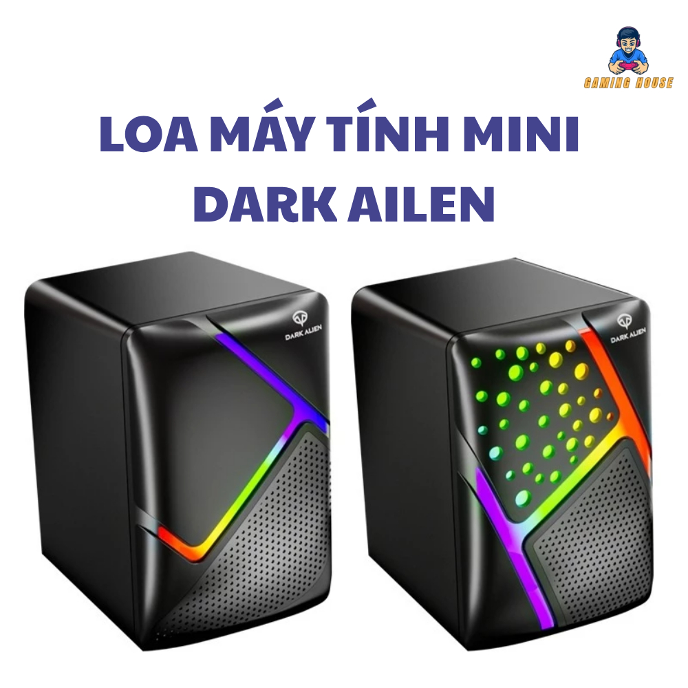 Combo 2 loa máy tính mini Dark Ailen S5-10