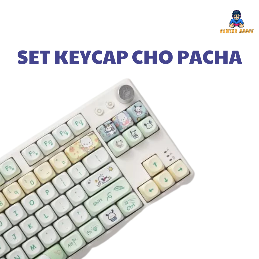 Keycap bàn phím Cho Pacha với chất liệu PBT profile MOA dành cho các dòng bàn phím