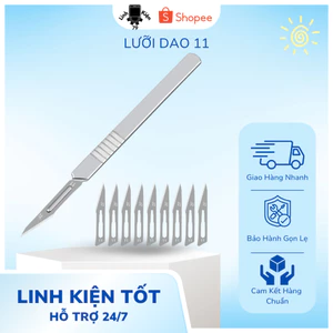 Lưỡi Dao 11 ( 1 Túi 10 Dao ) , Cán Dao 11 , Dao Mổ Sắc Nhọn Dùng Để Điêu Khắc , Sửa Chữa Kỹ Thuật