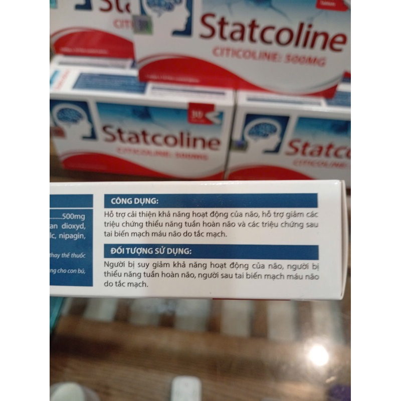 Viên uống bổ não Statcoline citicoline 500mg