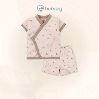 BuBaby Bộ cộc tay cài chéo Bambus Signature BBB130800