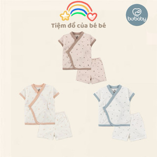BuBaby Bộ cộc tay cài chéo Bambus Signature BBB130800